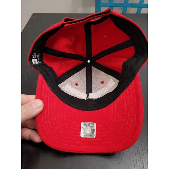 VTG Red NEW ERA- SAN FRANCISCO SF 49ers Super Bowl Fed. 3rd 2013 Adj Hat Cap NFL - Picture 3 of 4